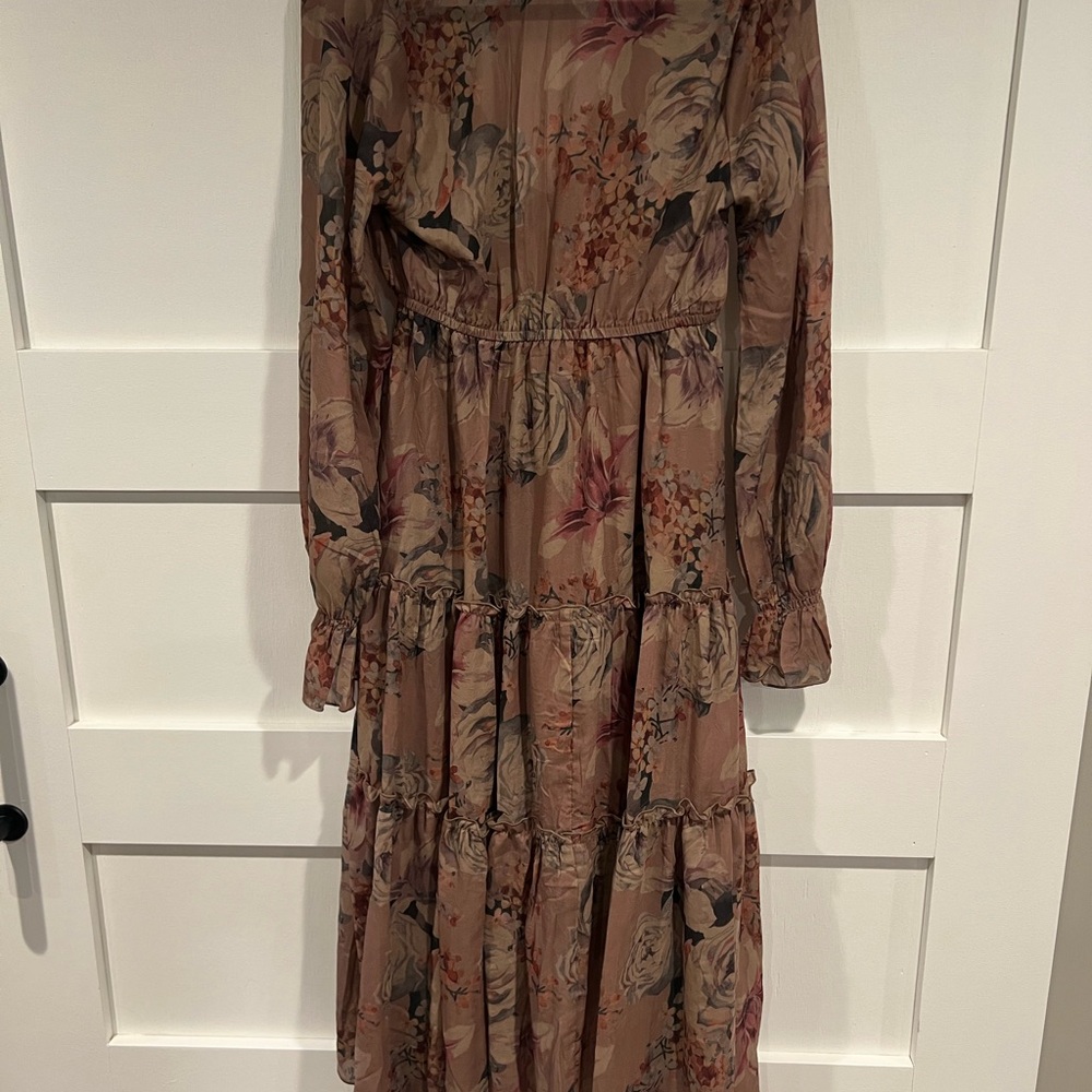 Vici Mauve Floral Maxi Dress - Picture 5 of 5